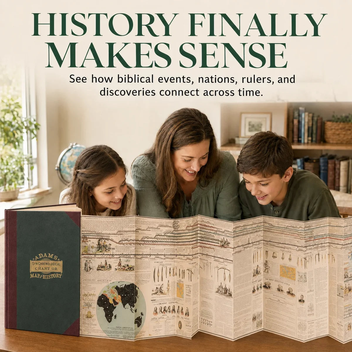 See 6,000+ Years of Biblical & World History on One 23-Foot Timeline